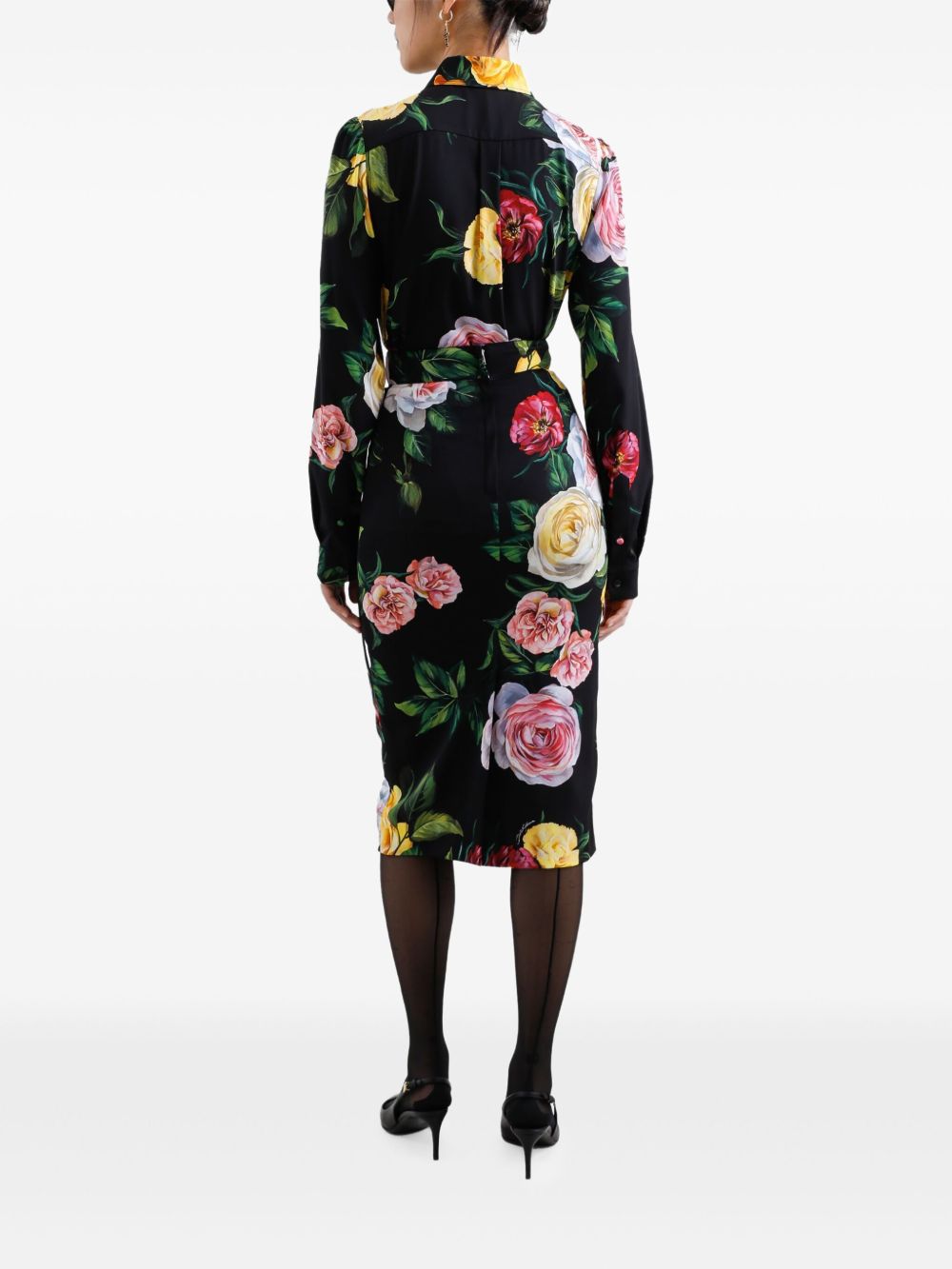 Dolce & Gabbana Shirts Black Silk