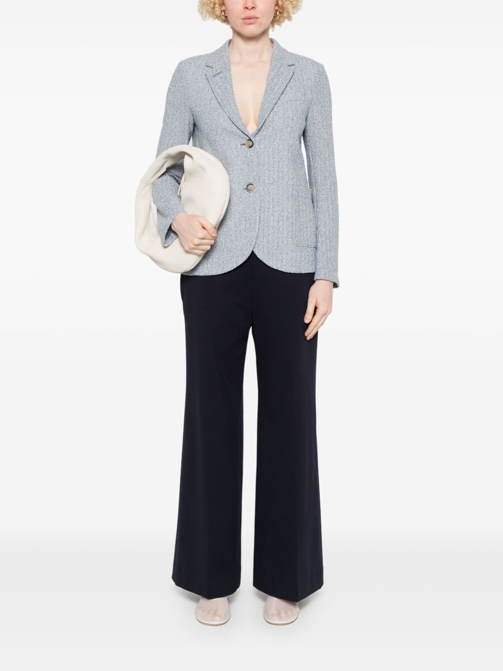 Harris Wharf London Jackets Clear Blue Cotton