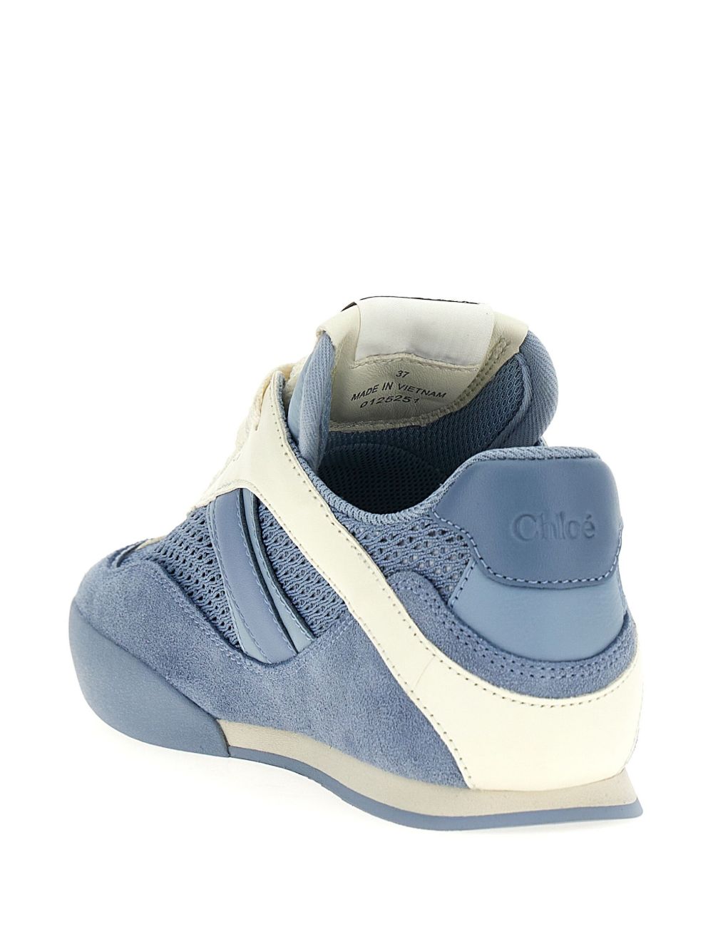 Chloè Sneakers Clear Blue Calf Leather