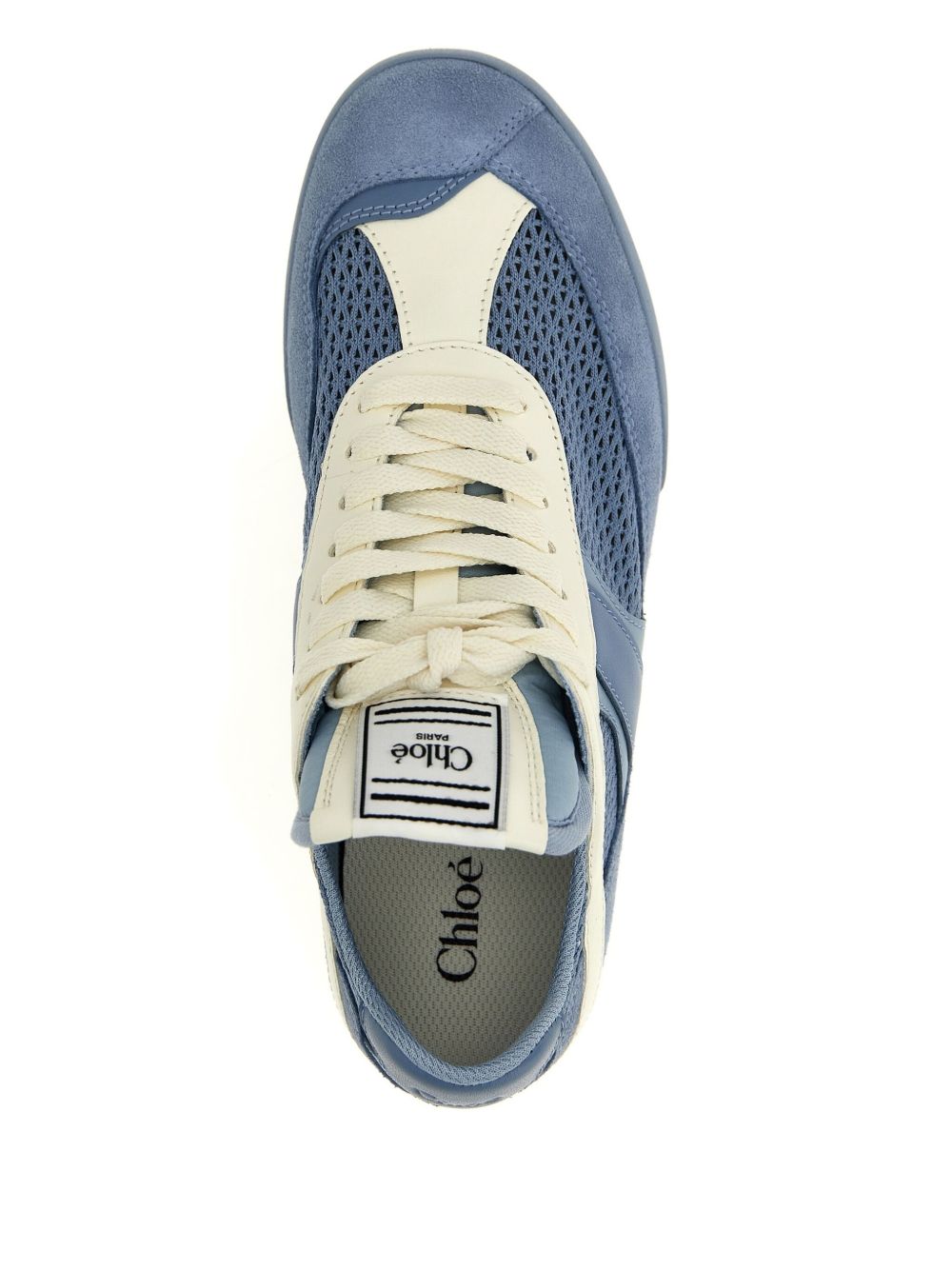Chloè Sneakers Clear Blue Calf Leather
