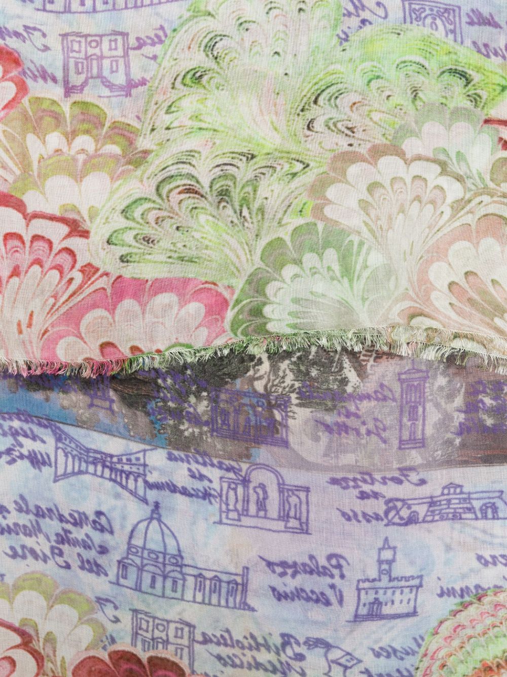 Faliero Sarti Scarfs Multicolour Modal Slik