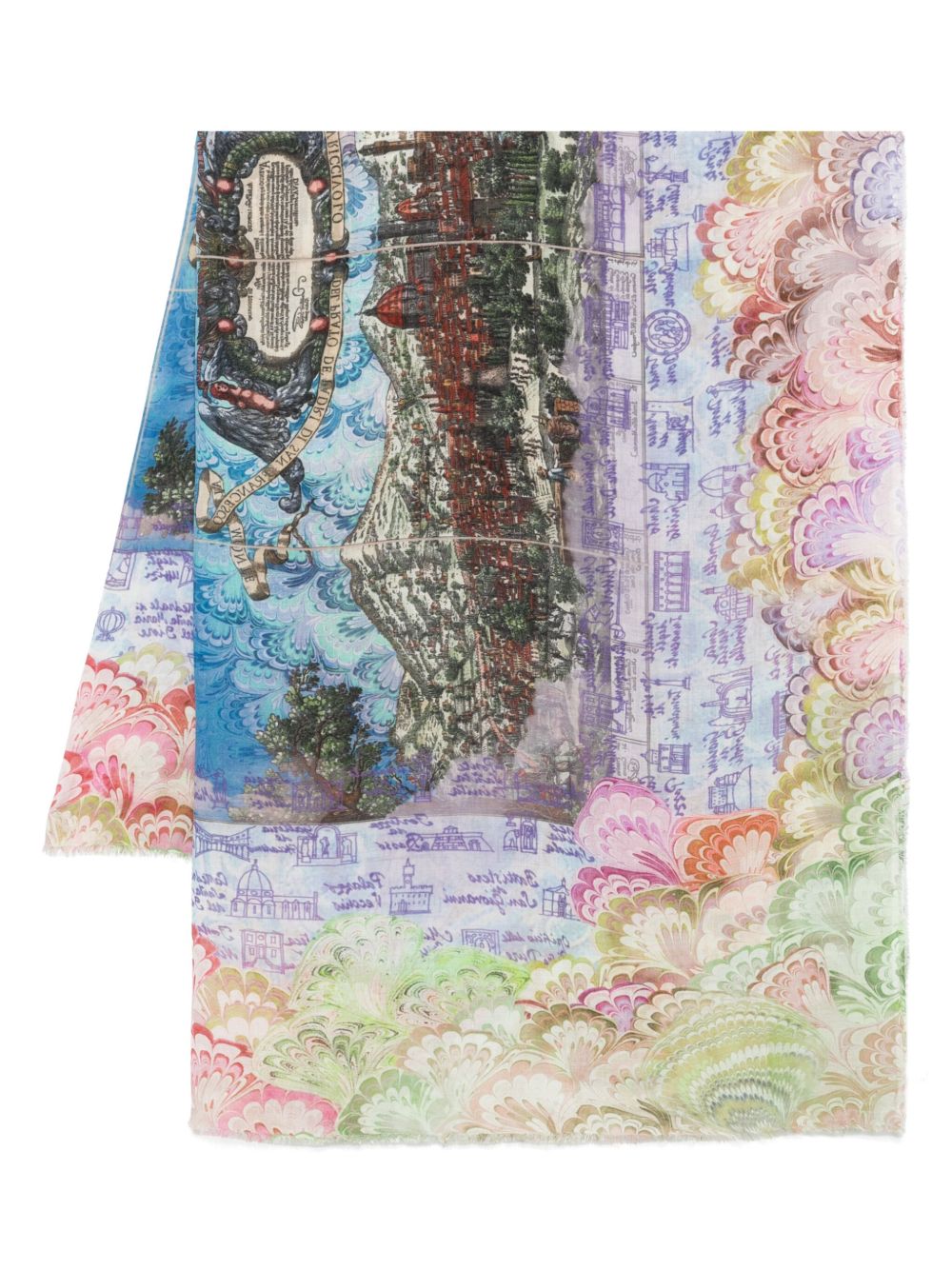 Faliero Sarti Scarfs Multicolour Modal Slik