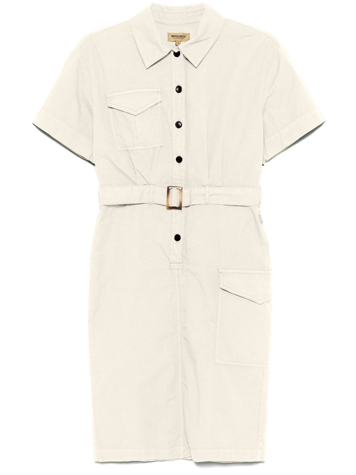 Woolrich Dresses Beige Cotton