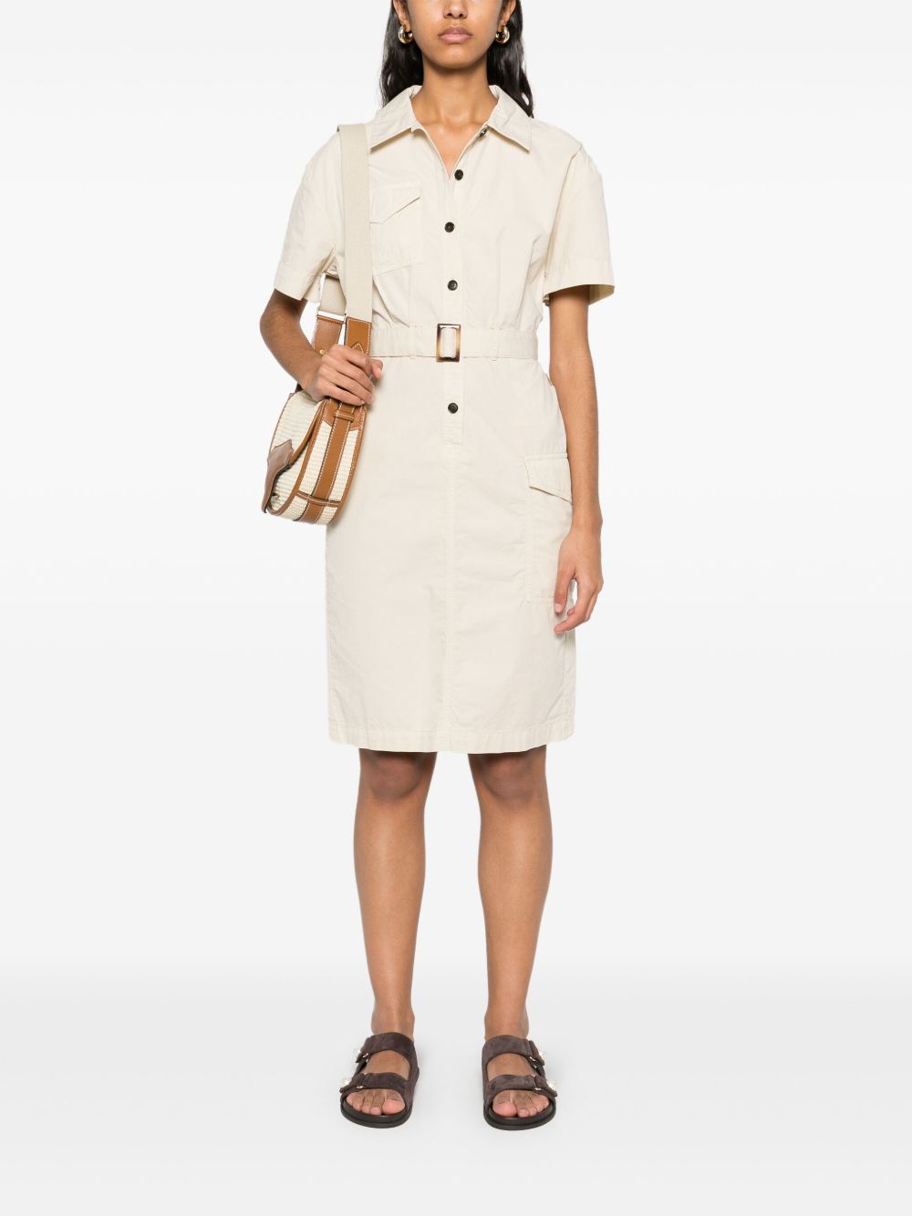 Woolrich Dresses Beige Cotton