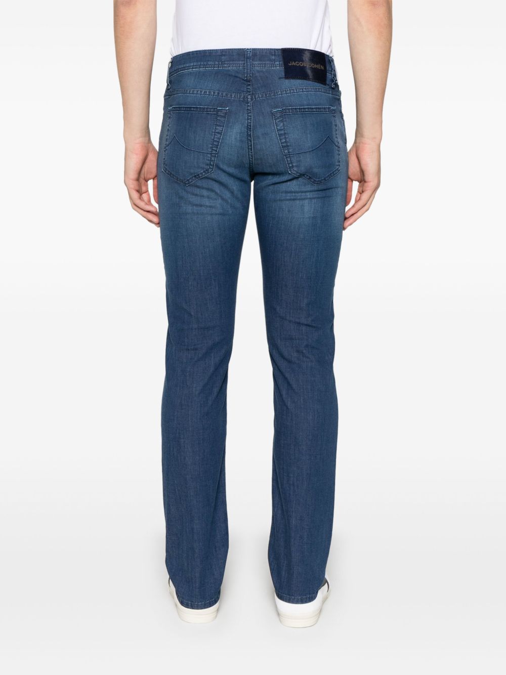 Jacob Cohen Jeans Blue Cotton Viscose Polyester