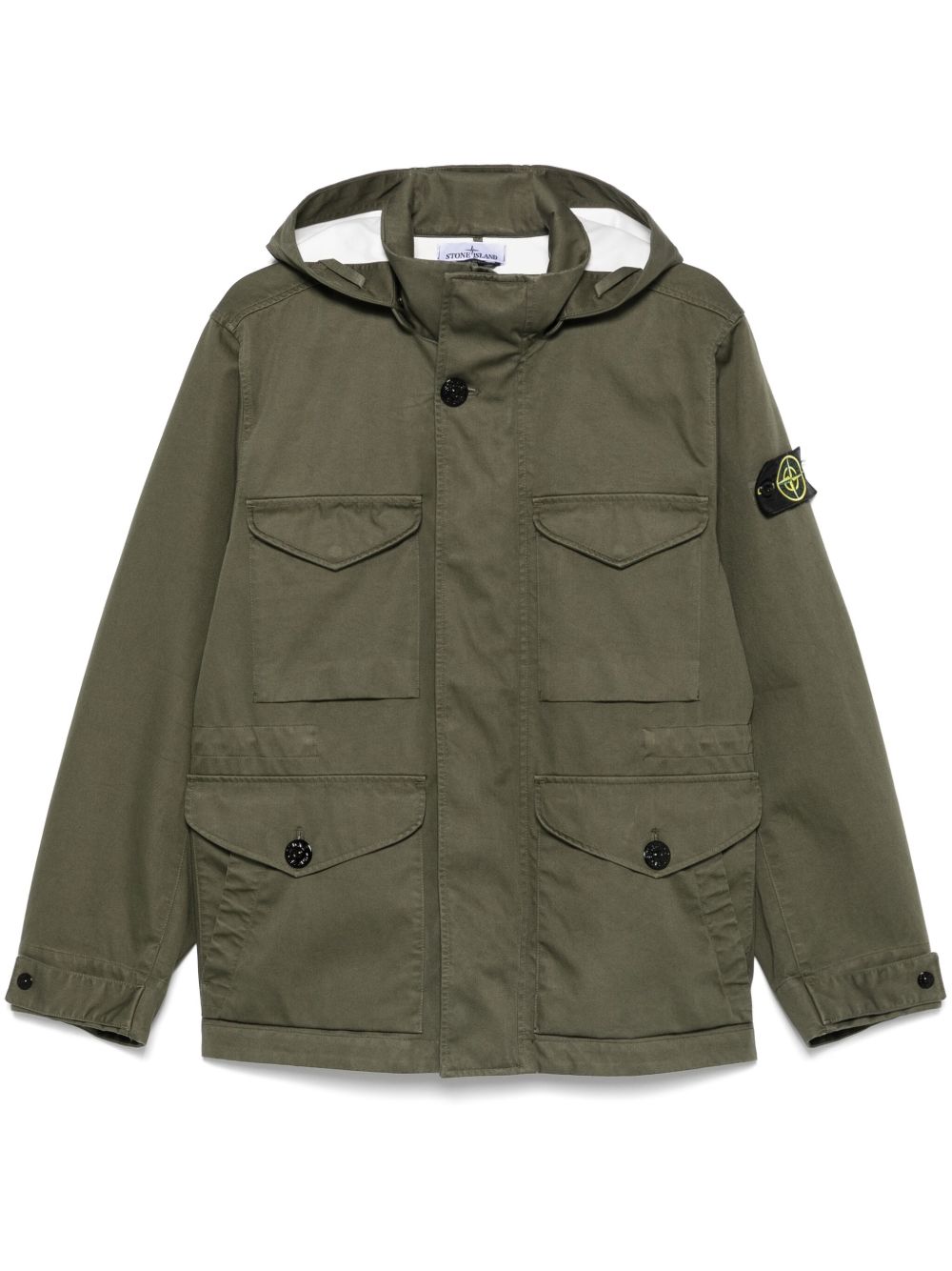 Stone Island Jackets Green Cotton
