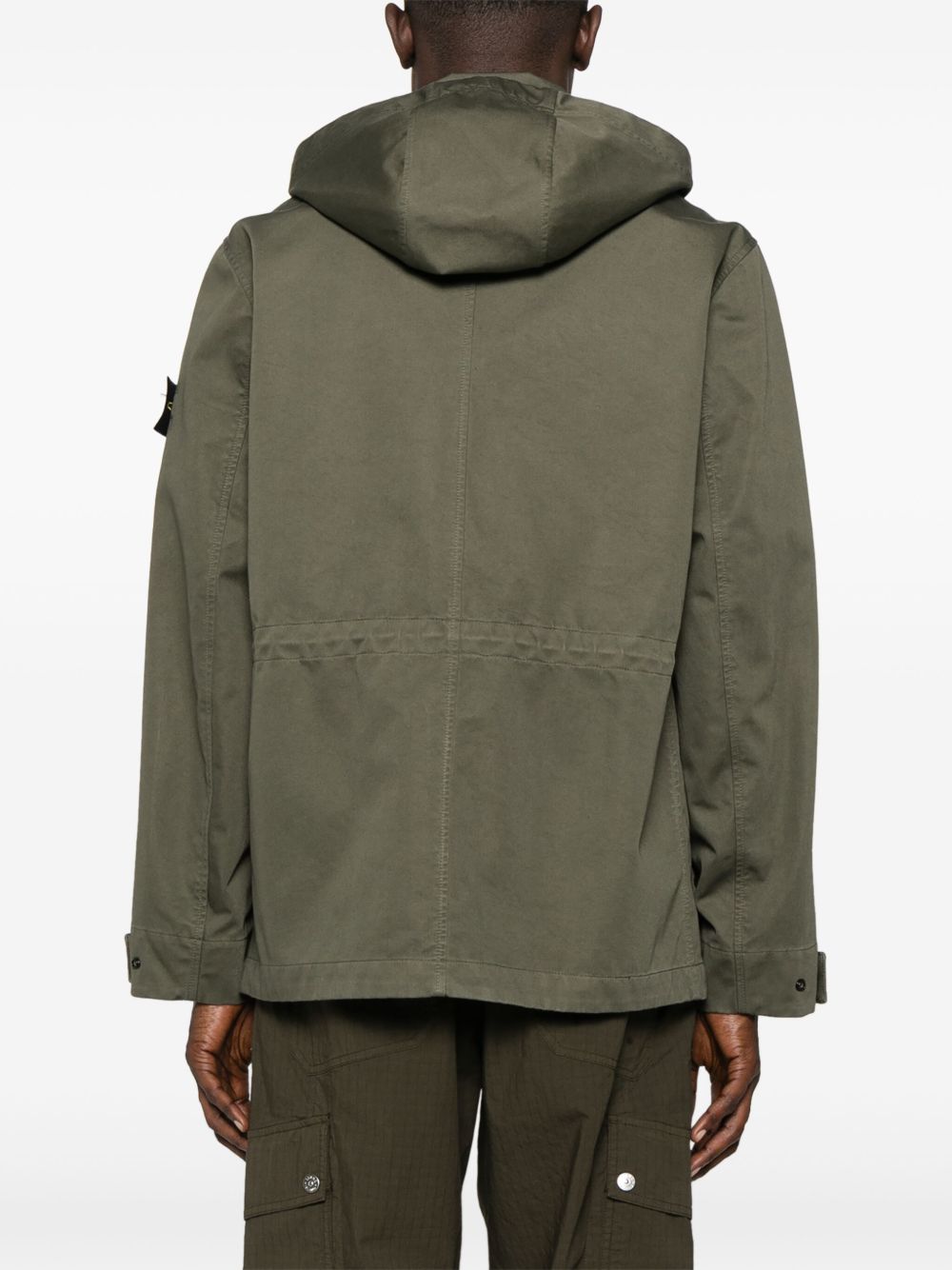 Stone Island Jackets Green Cotton