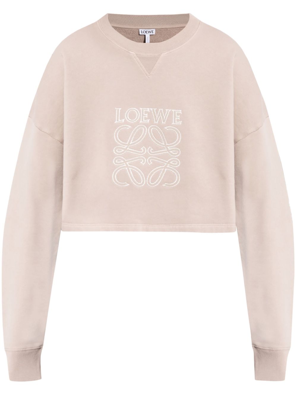 Loewe Sweaters Beige Calf Leather