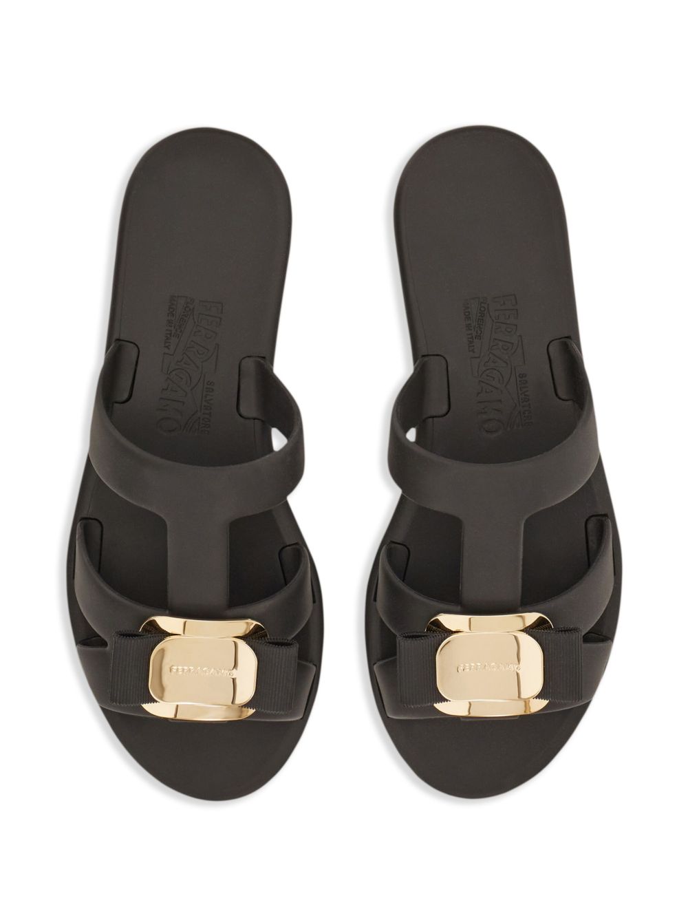 Ferragamo Sandals Black Outer: Pvc Sole