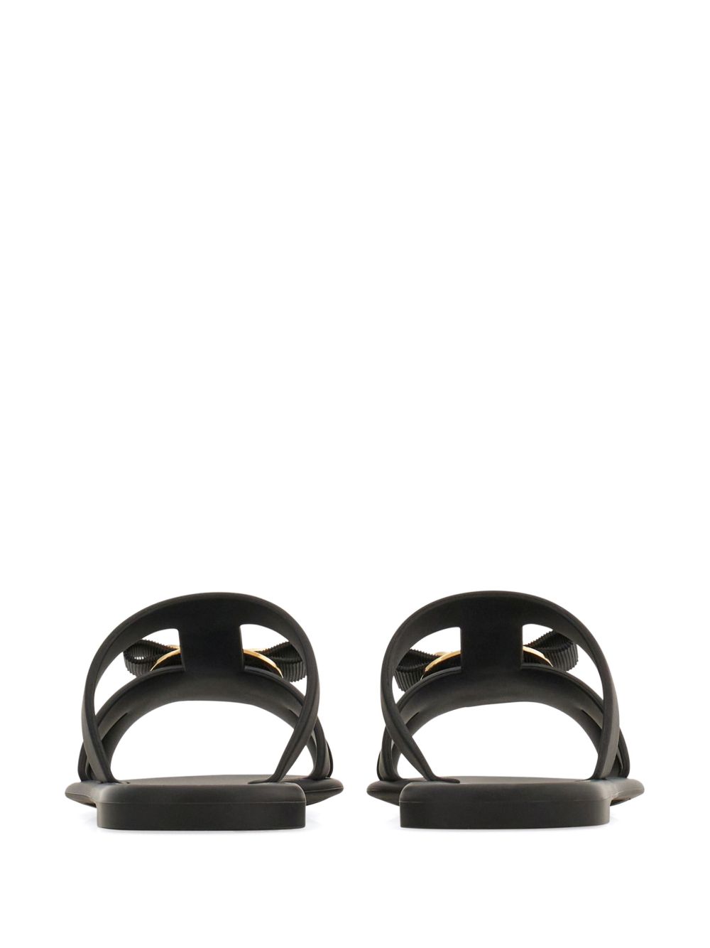 Ferragamo Sandals Black Outer: Pvc Sole