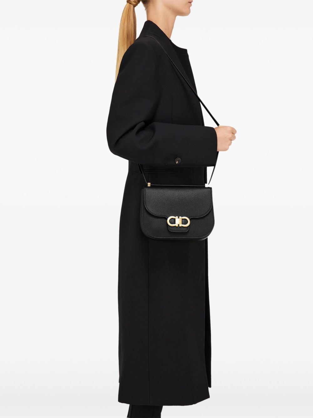 Ferragamo Bags Black Outer: calfskin