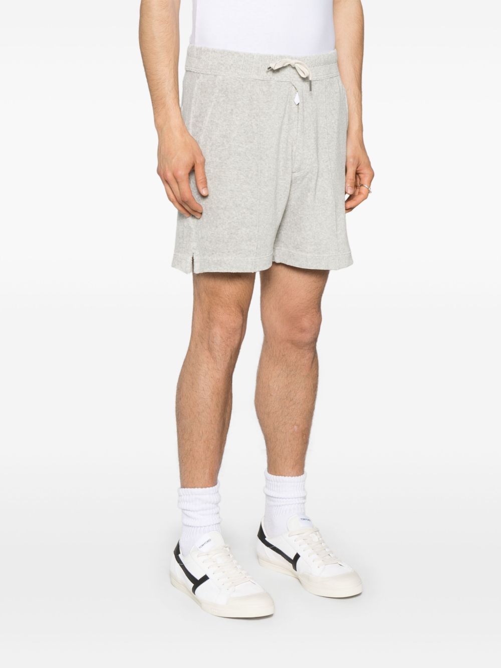 Tom Ford Shorts Light Grey Cotton