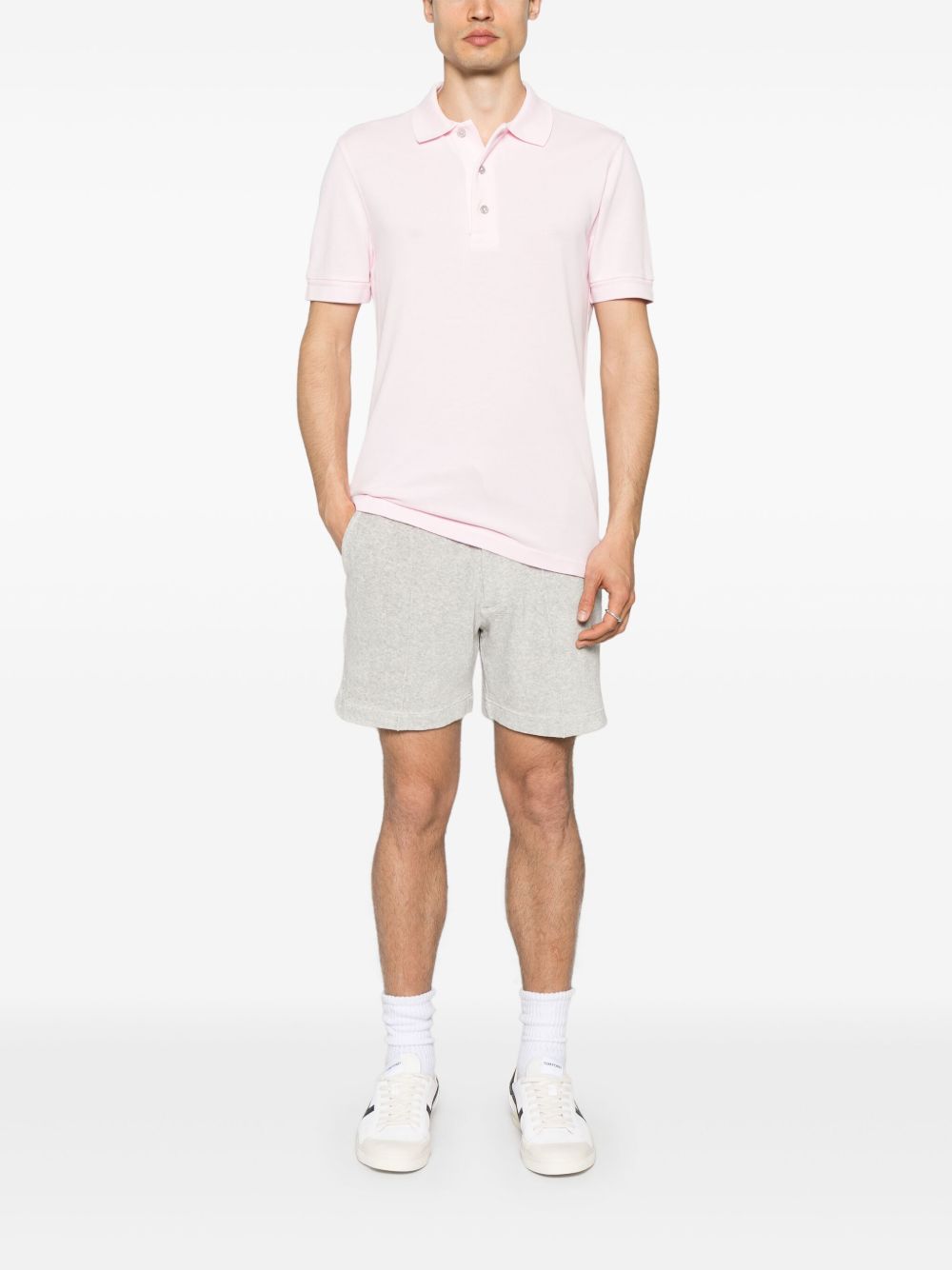 Tom Ford Shorts Light Grey Cotton