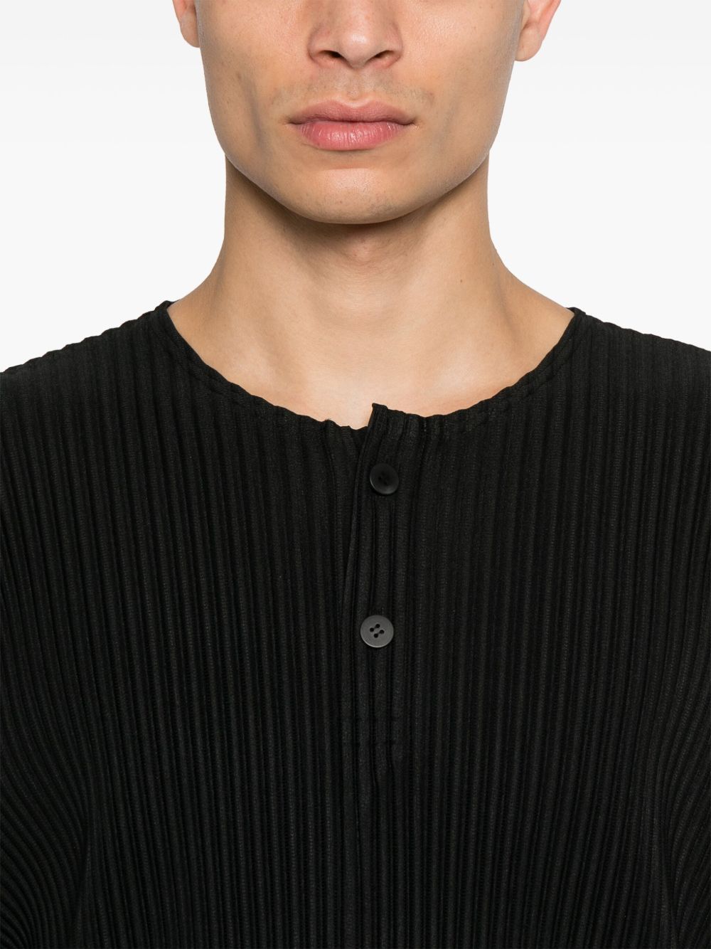 Homme Plisse Issey Miyake Top Black Polyester