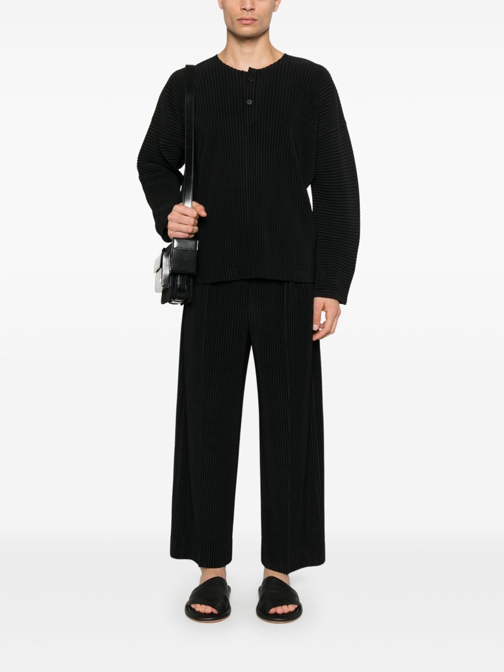 Homme Plisse Issey Miyake Top Black Polyester