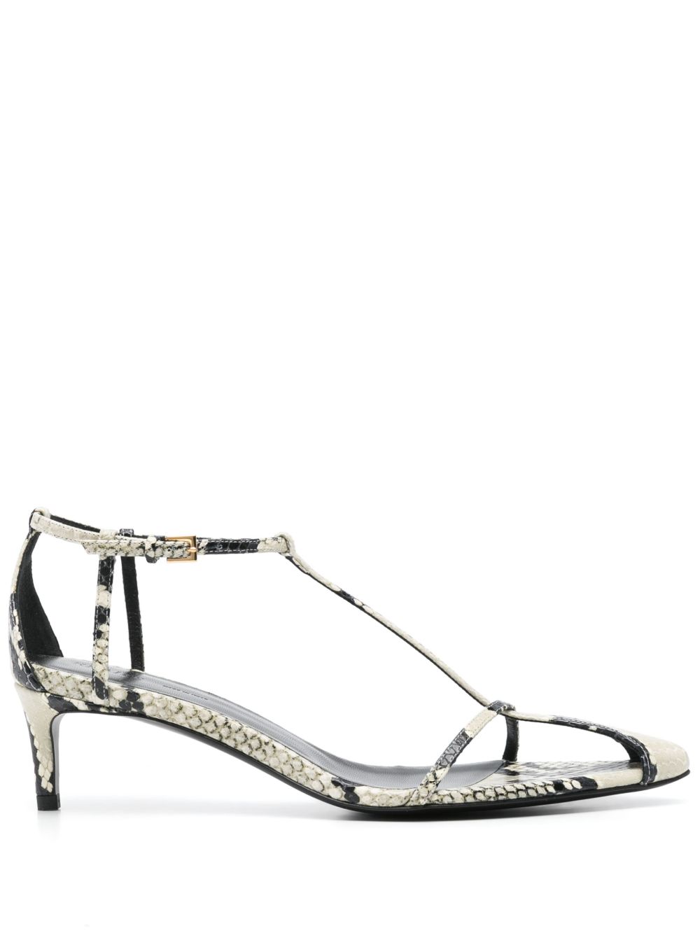 Khaite Sandals Beige Calf Leather