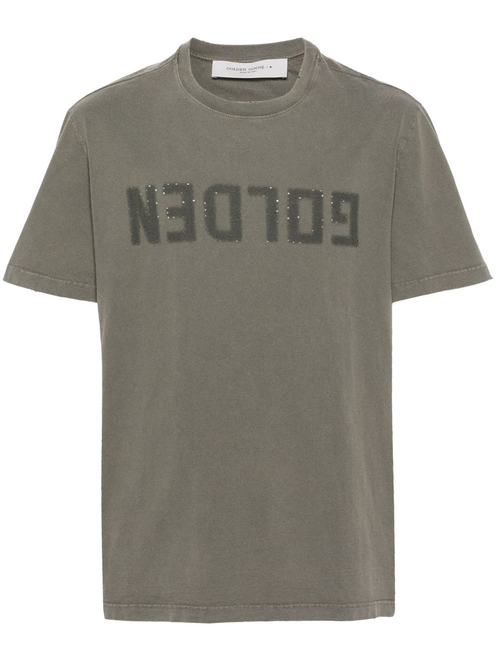 Golden Goose T-Shirts And Polos Green Cotton
