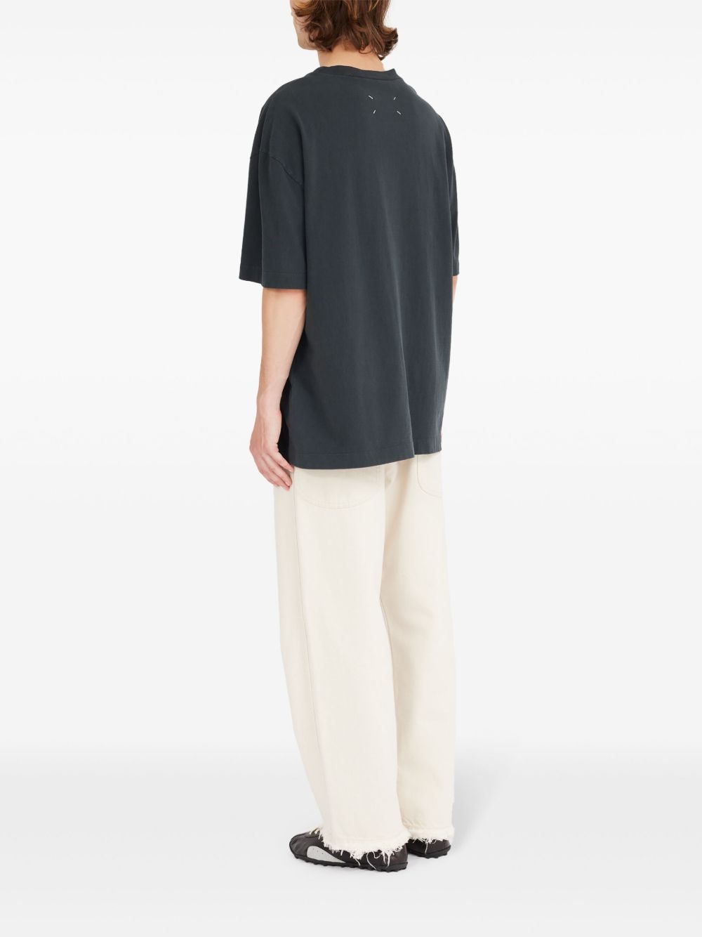 Maison Margiela T-Shirts And Polos Black Cotton