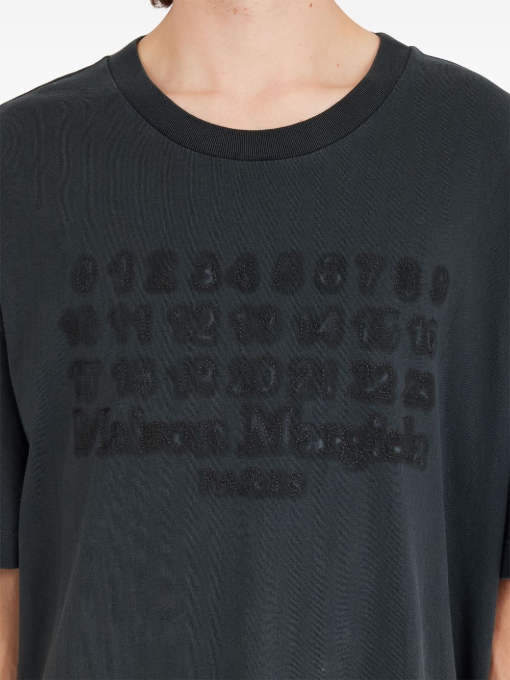 Maison Margiela T-Shirts And Polos Black Cotton