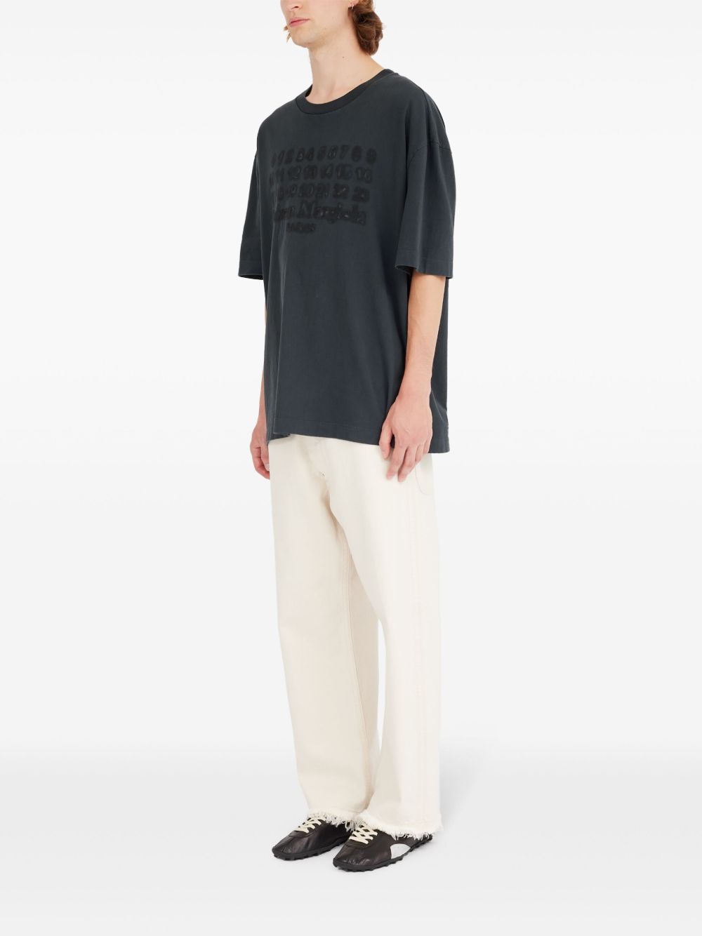 Maison Margiela T-Shirts And Polos Black Cotton