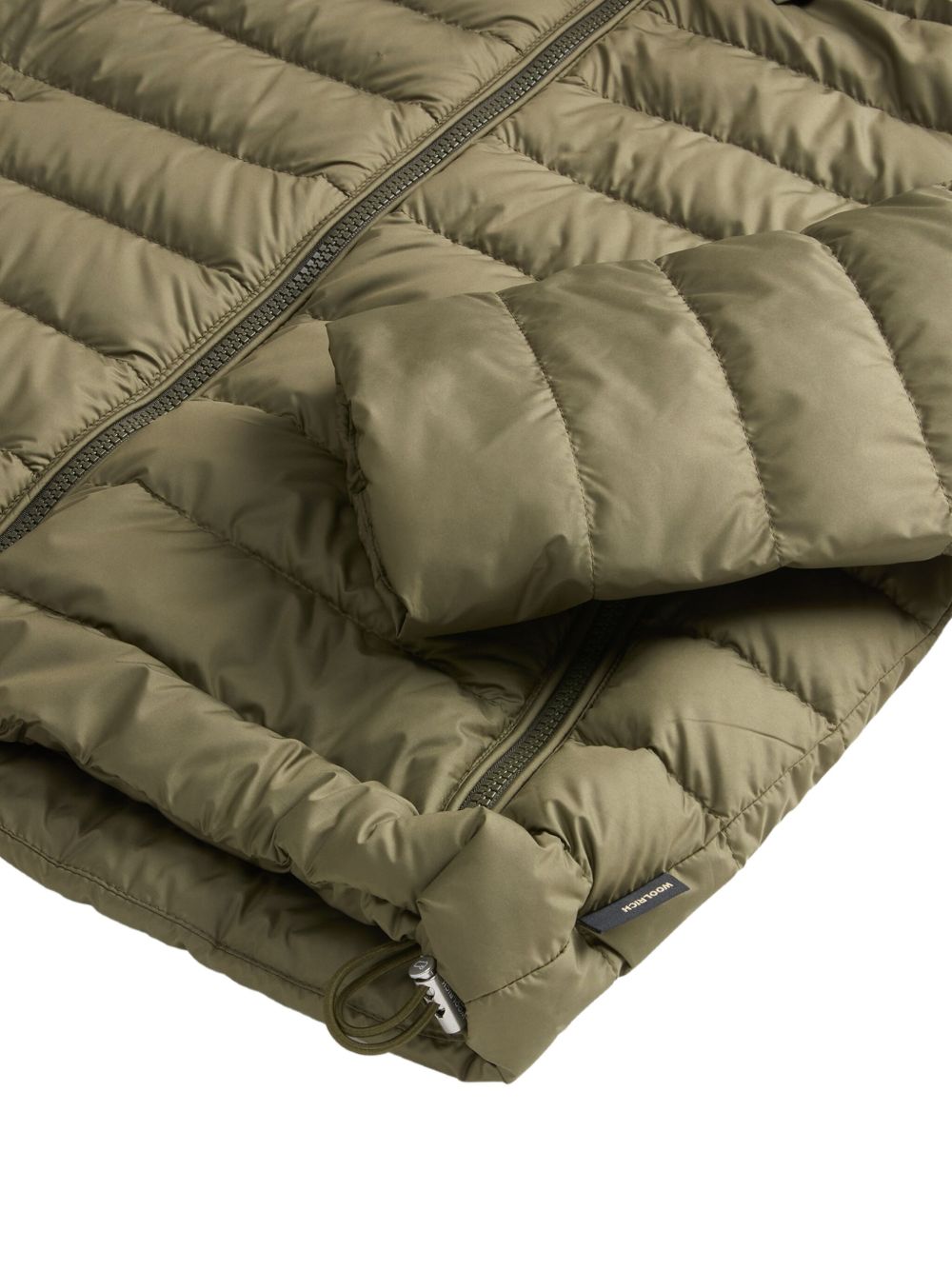 Woolrich Coats Verde Microfibre