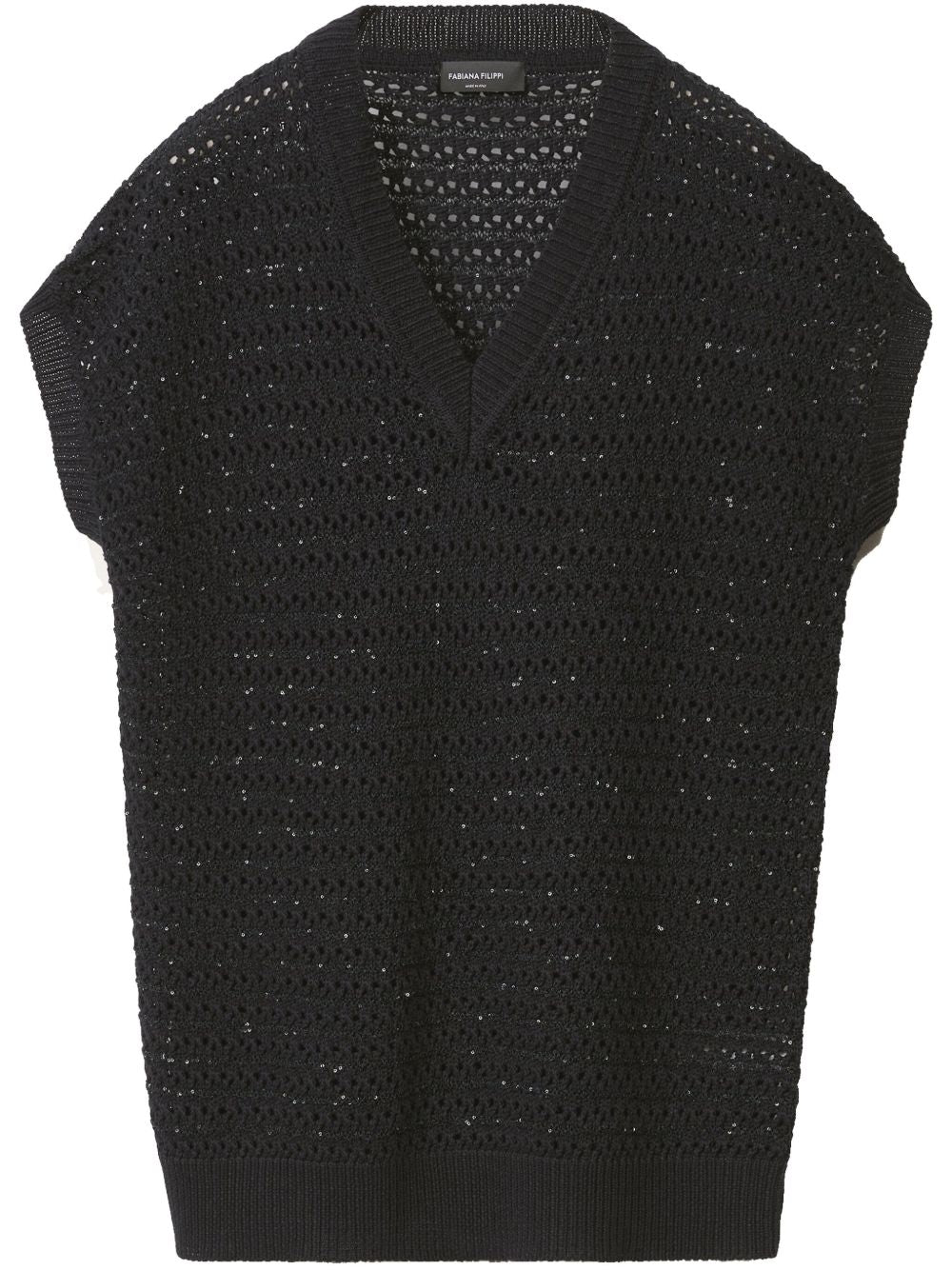 Fabiana Filippi Sweaters Blue Fabric