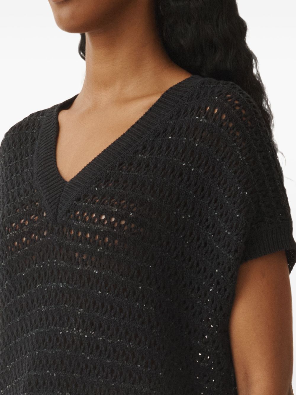 Fabiana Filippi Sweaters Blue Fabric