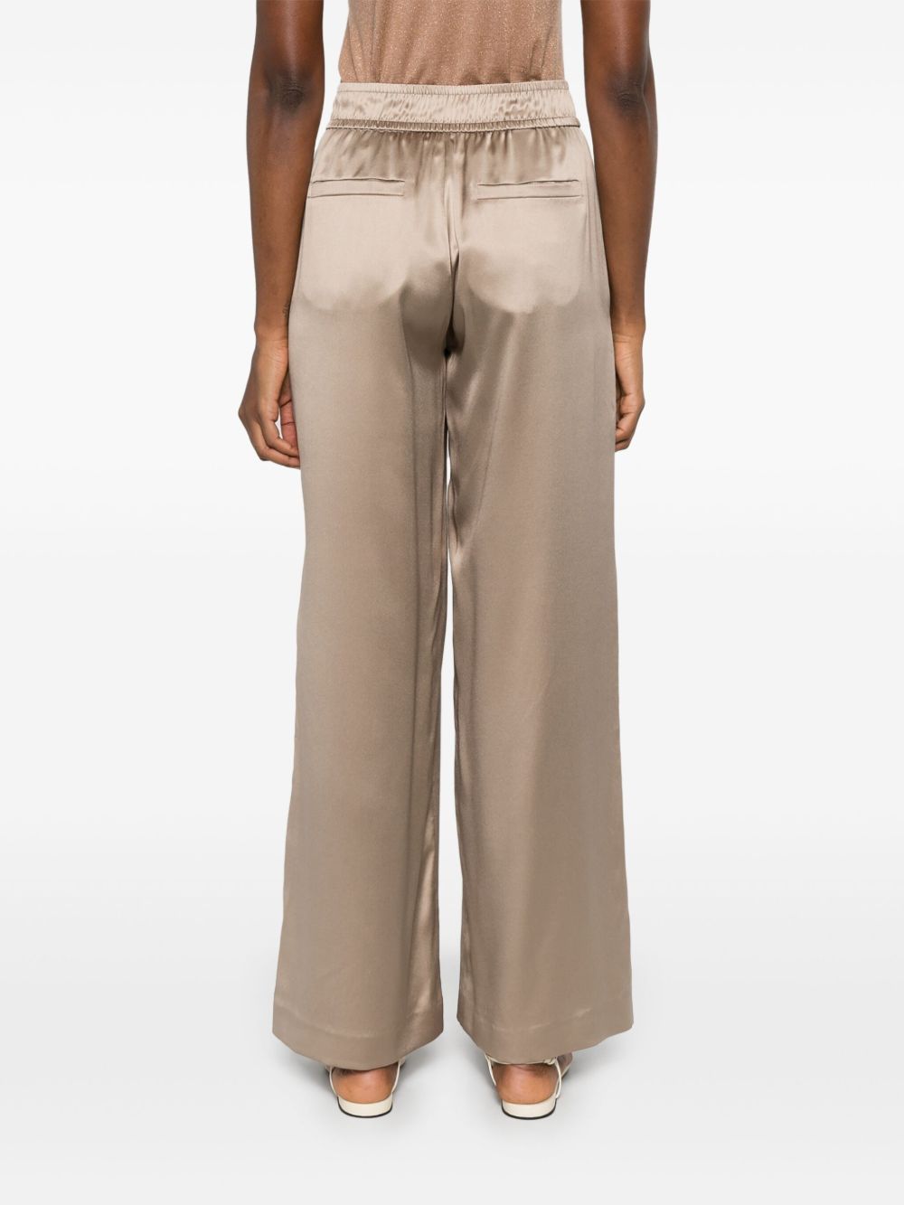Brunello Cucinelli Trousers Kaki Outer: Silk