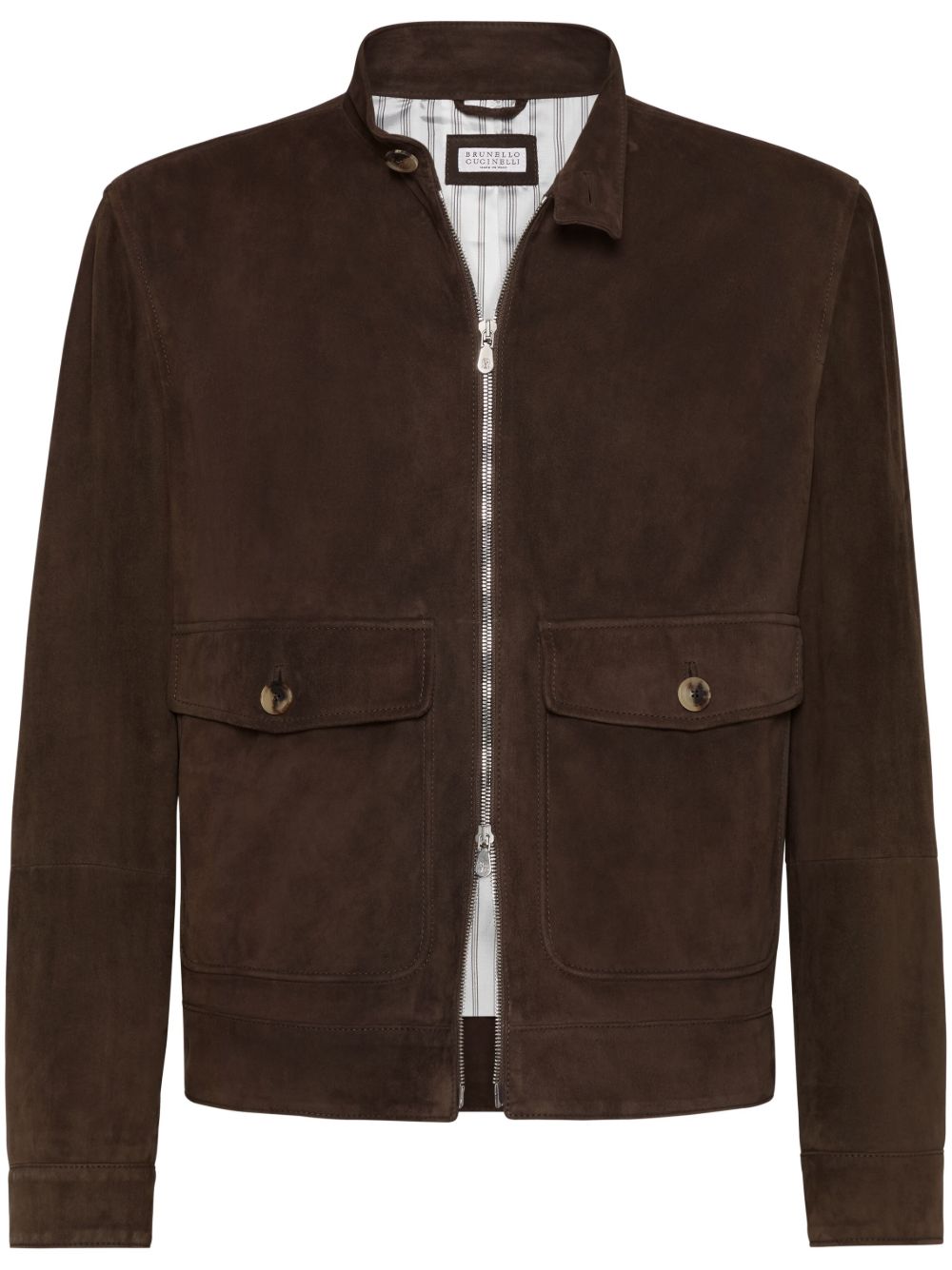 Brunello Cucinelli Jackets Nero Suede