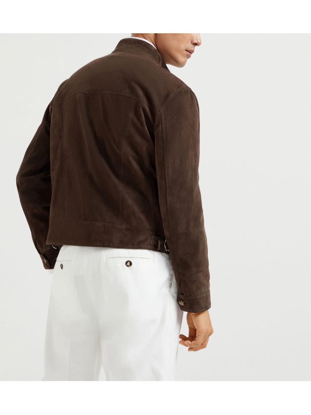 Brunello Cucinelli Jackets Nero Suede