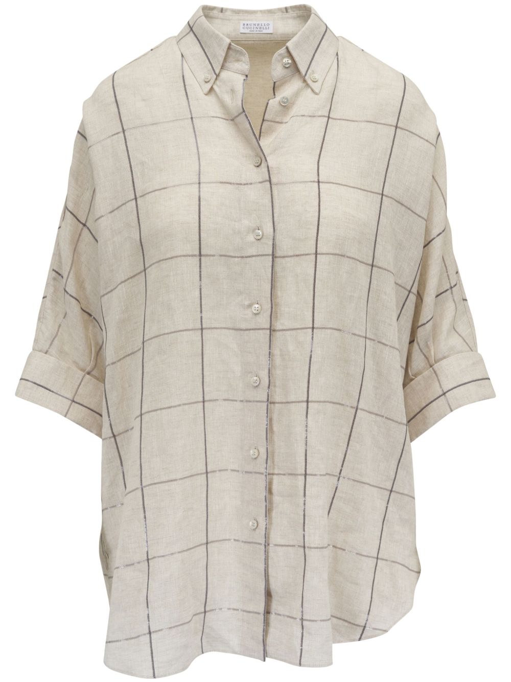 Brunello Cucinelli Shirts Beige Linen