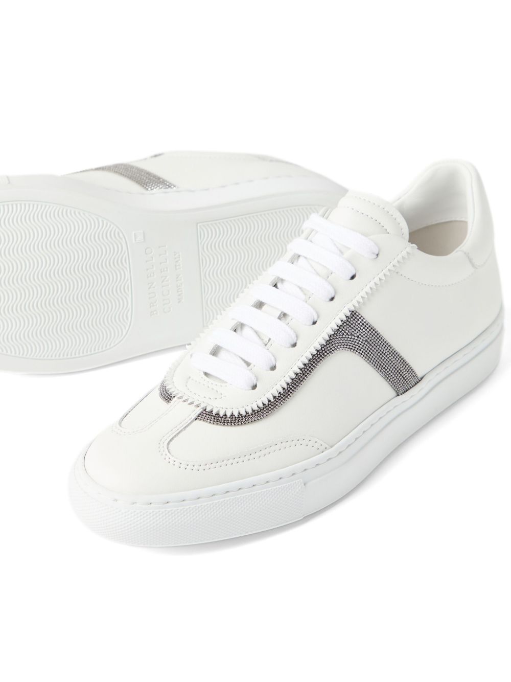 Brunello Cucinelli Sneakers Bianco Leather