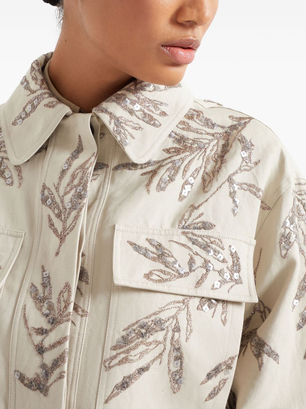Brunello Cucinelli Jackets Beige Outer: Cotton