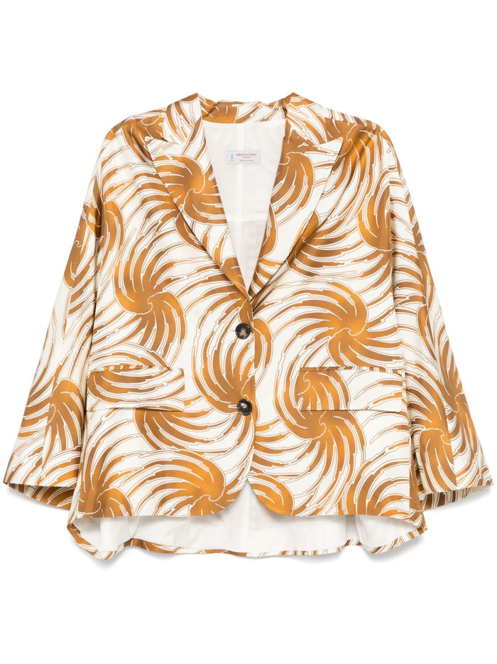 Alberto Biani Jackets Beige Silk
