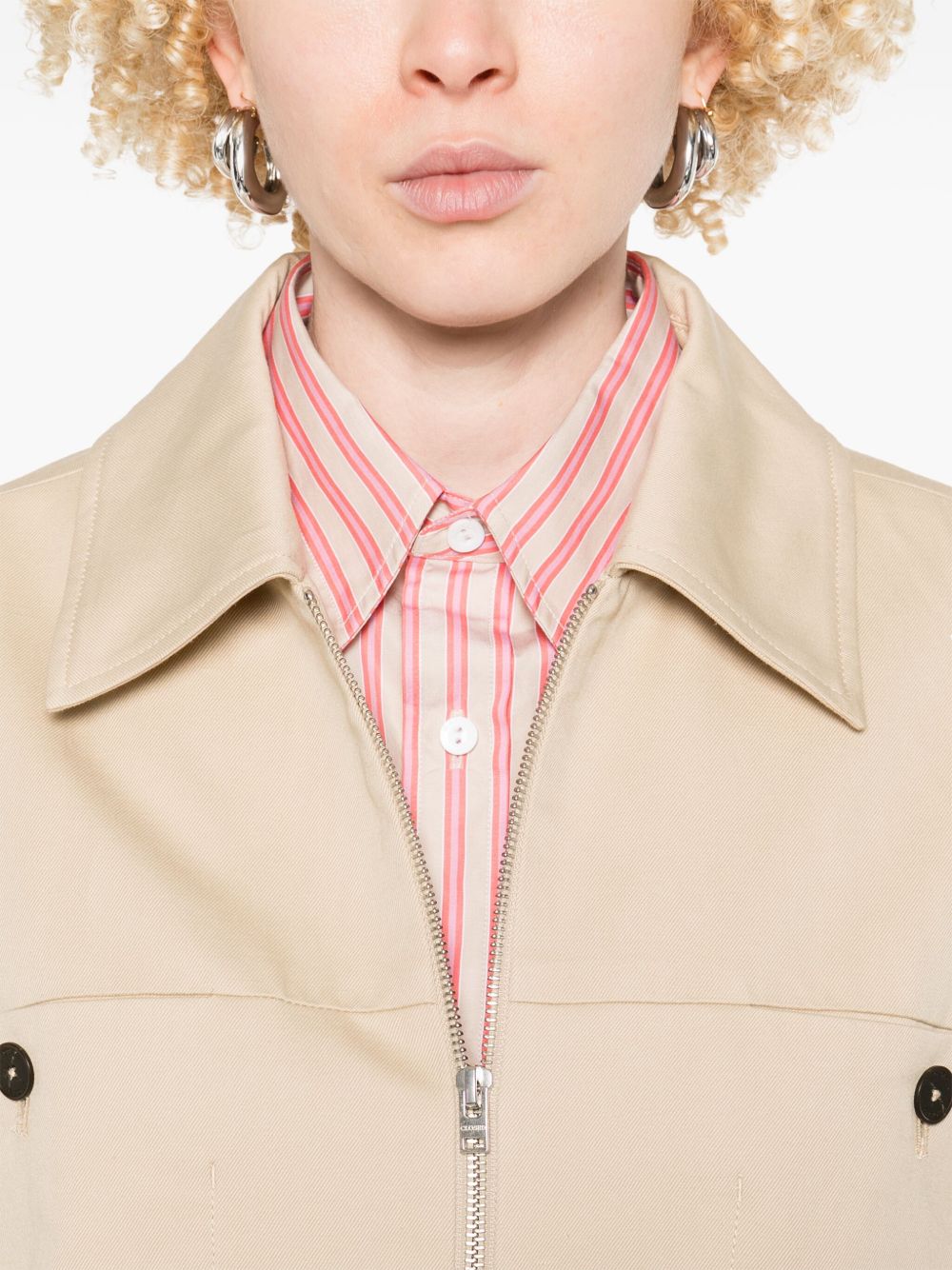 Closed Jackets Beige Outer: Cotton