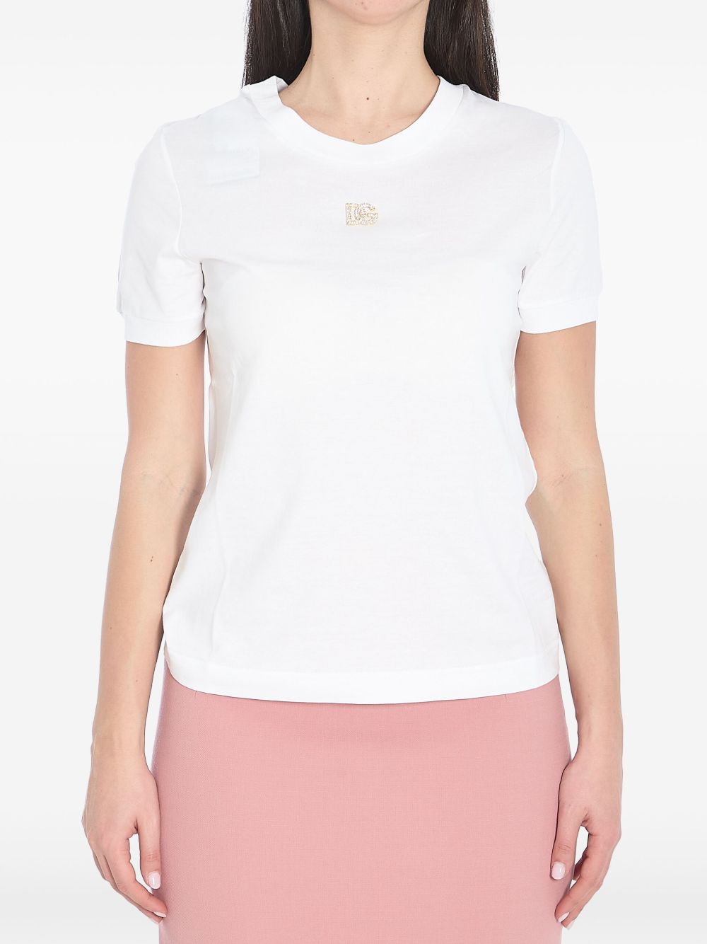 Dolce & Gabbana T-Shirts And Polos White Cotton