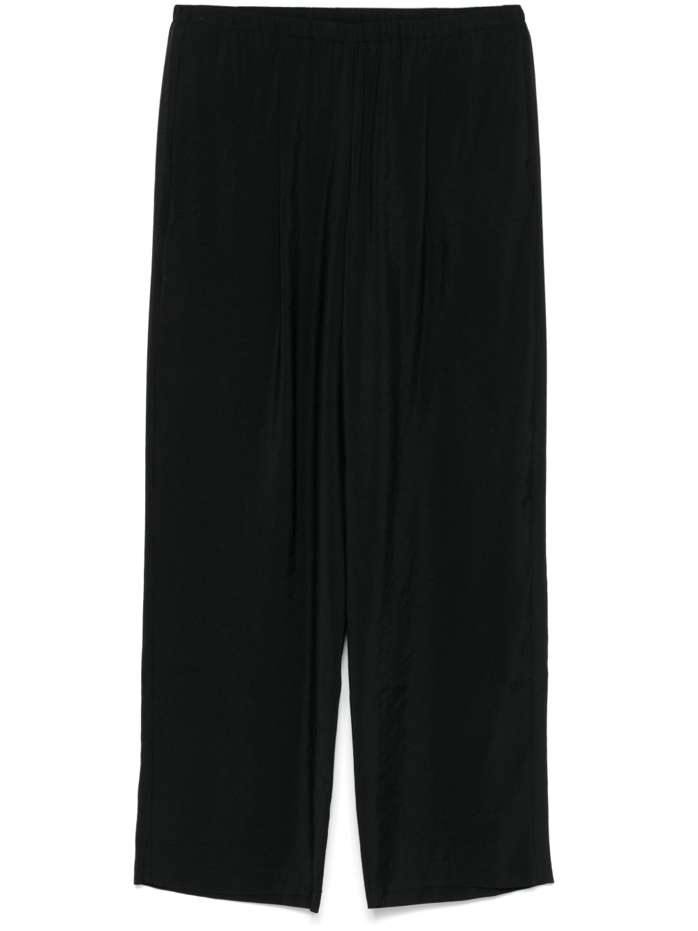 Alysi Trousers Black Modal Polyester