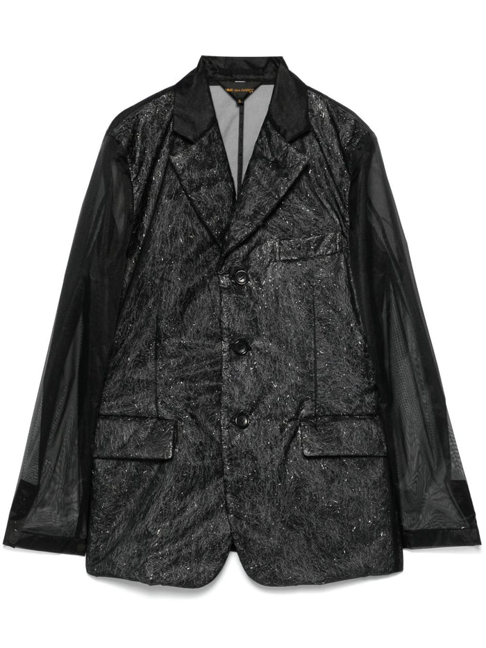 Comme des Garcons Jackets Black Nylon