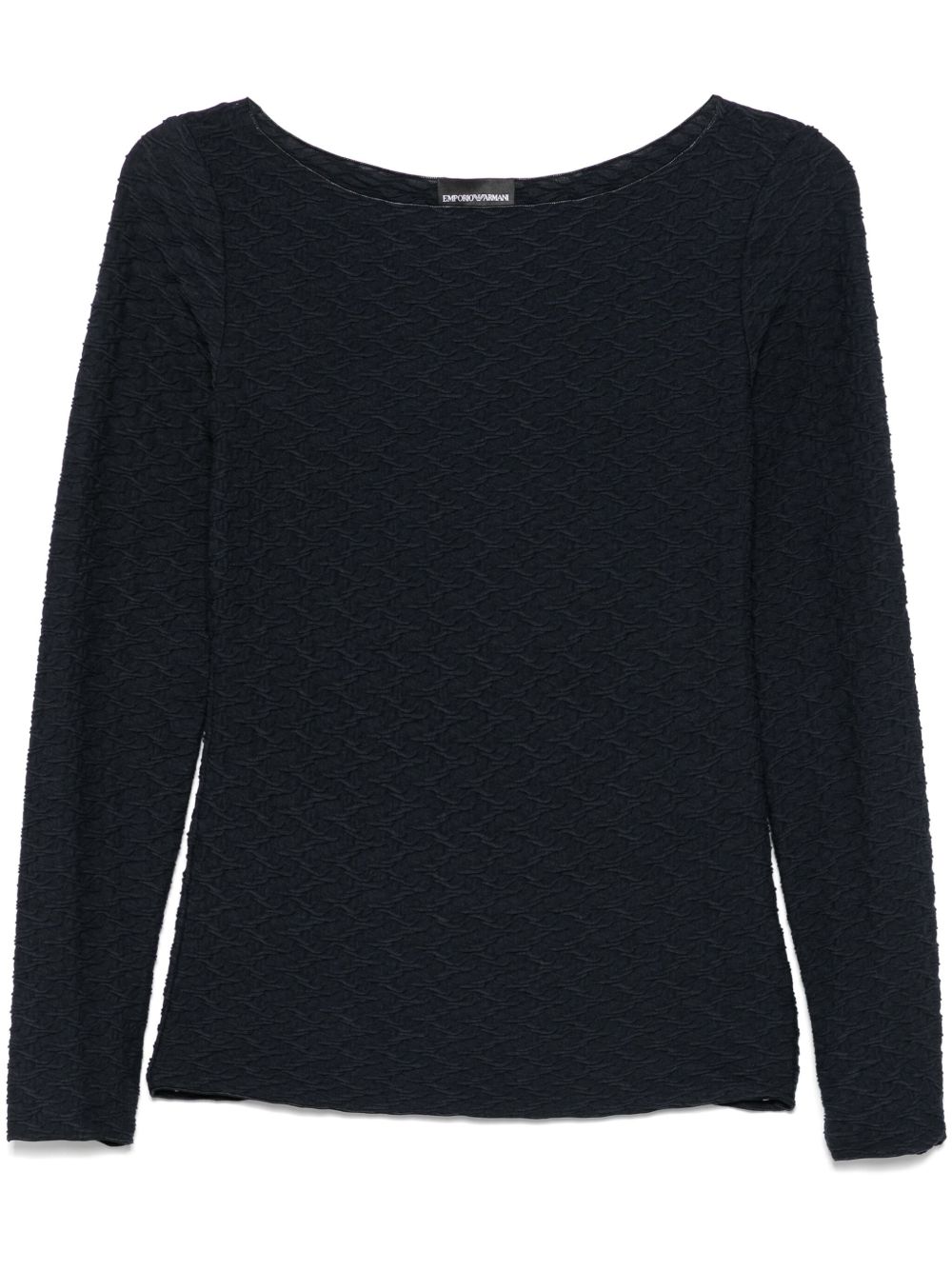 Emporio Armani Sweaters Blu Polyester Viscose Elastane
