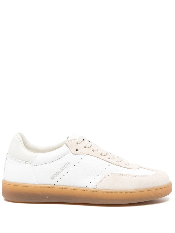 Woolrich Sneakers White Calf Suede
