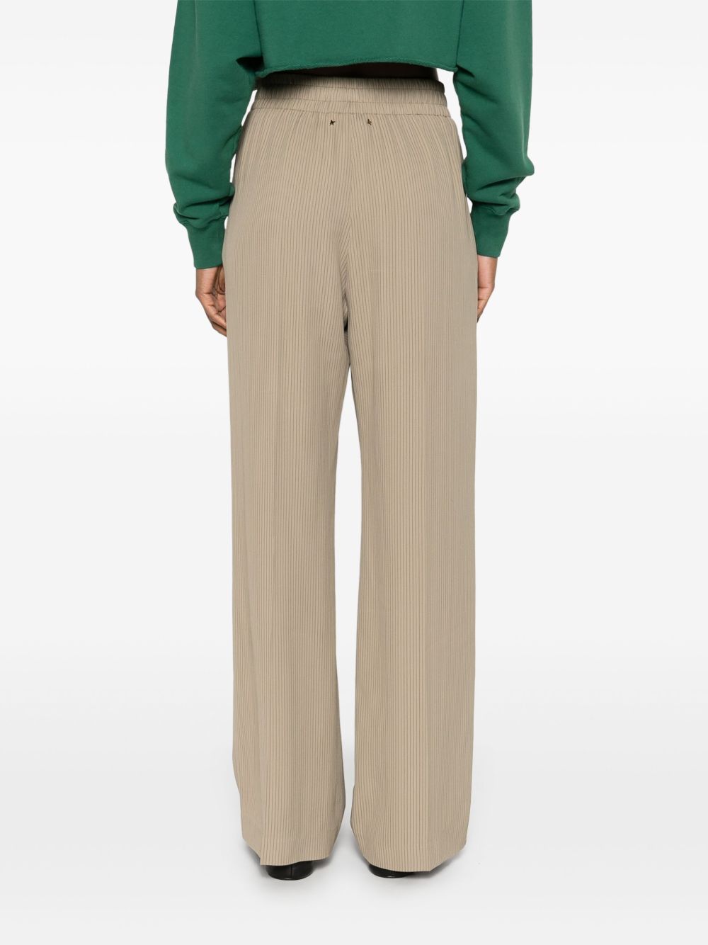 Golden Goose Trousers Beige Viscose