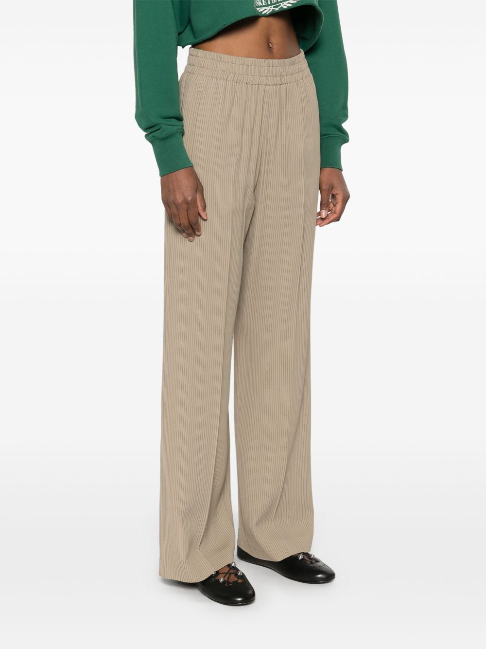 Golden Goose Trousers Beige Viscose