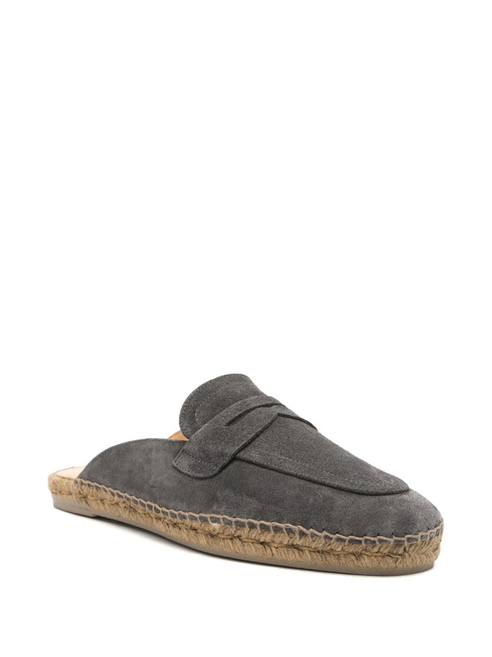 Castaner Sandals Grey Calf Leather