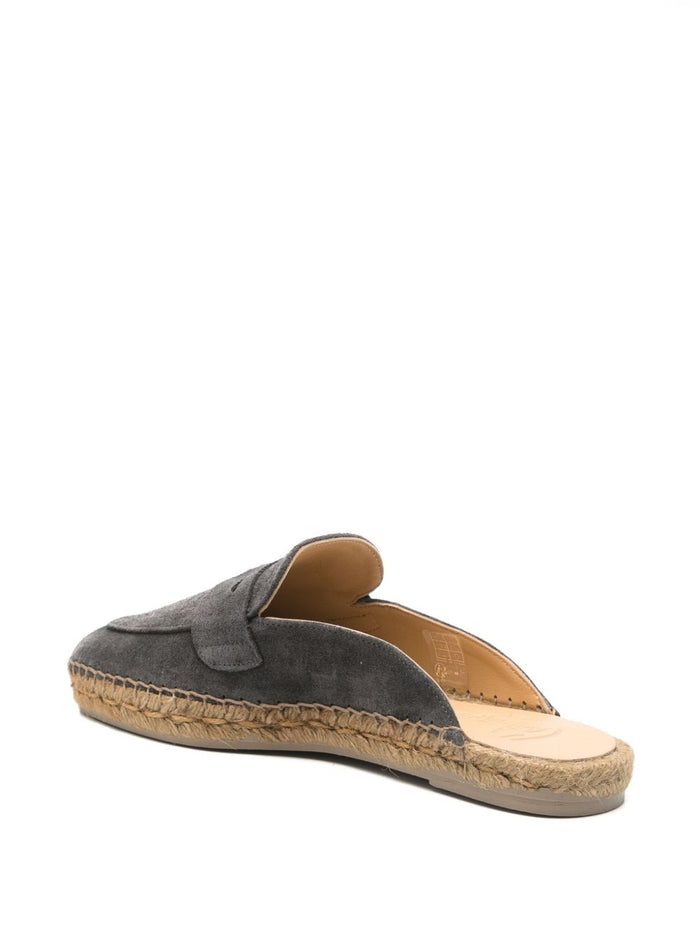 Castaner Sandals Grey Calf Leather