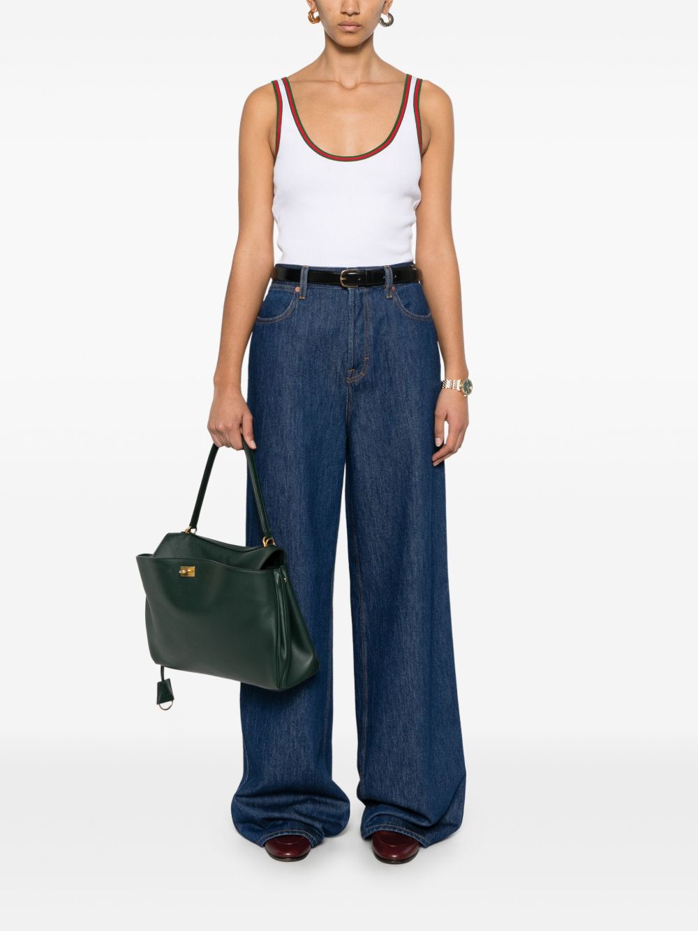 Gucci Top White Cotton
