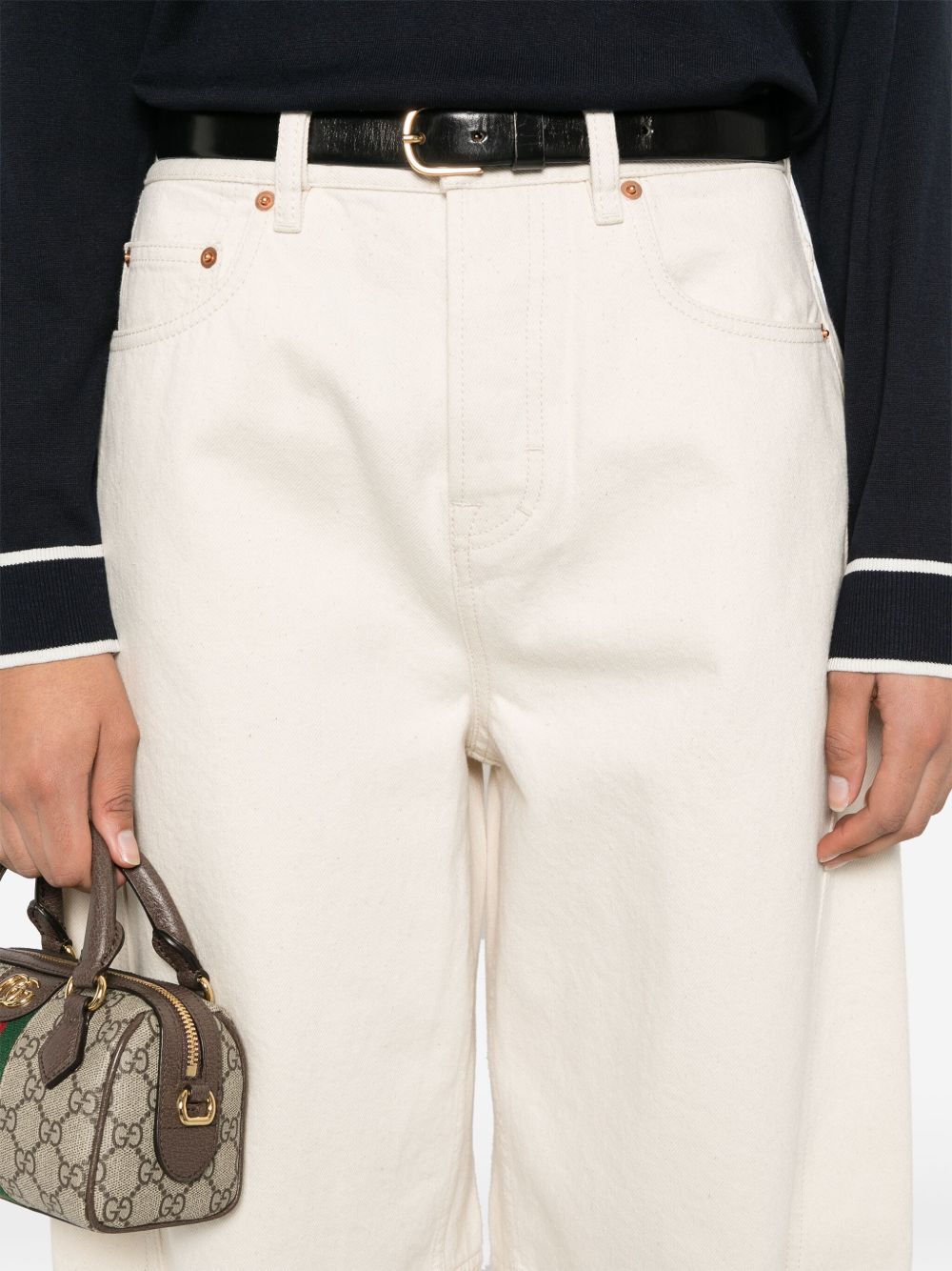 Gucci Jeans Beige Cotton