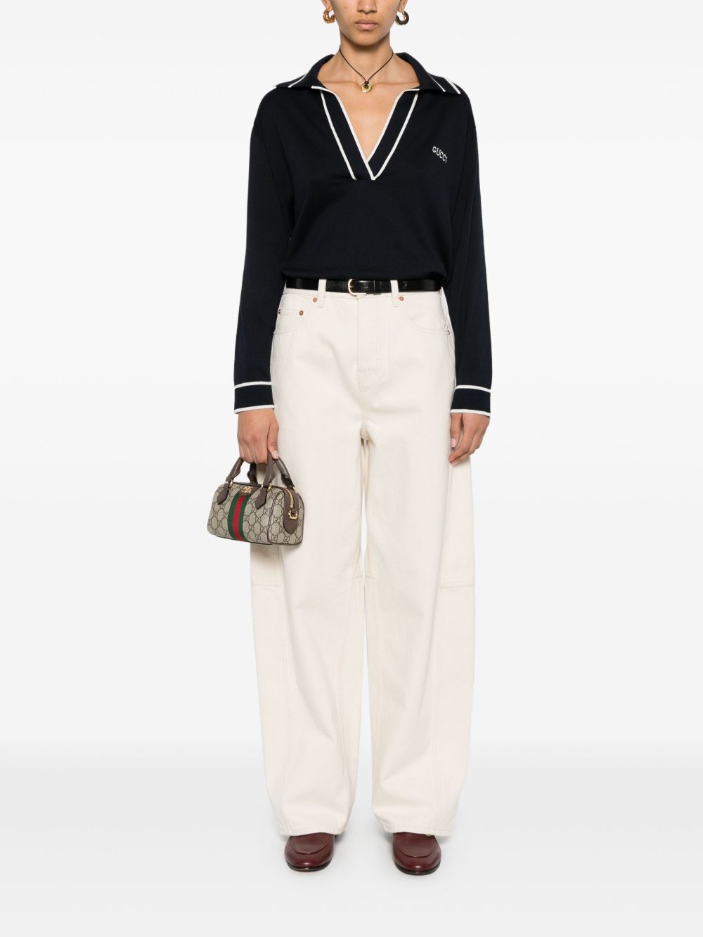 Gucci Jeans Beige Cotton