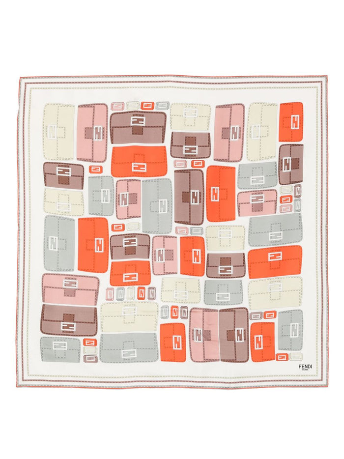Fendi Scarfs Multicolour Silk