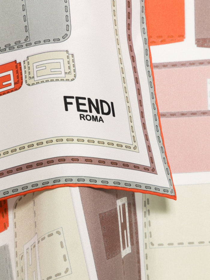 Fendi Scarfs Multicolour Silk