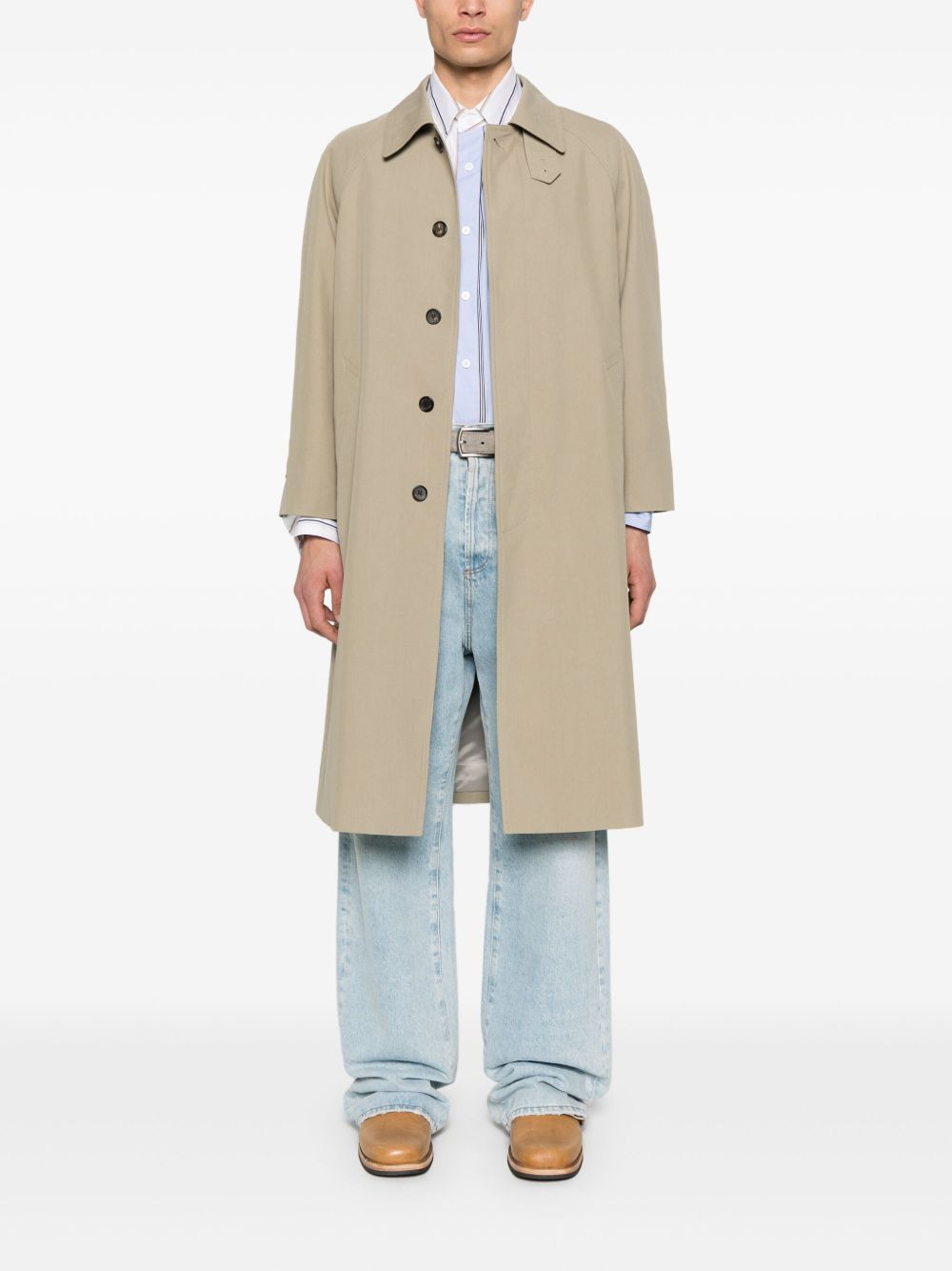 Dunst Coats Kaki Outer: Cotton